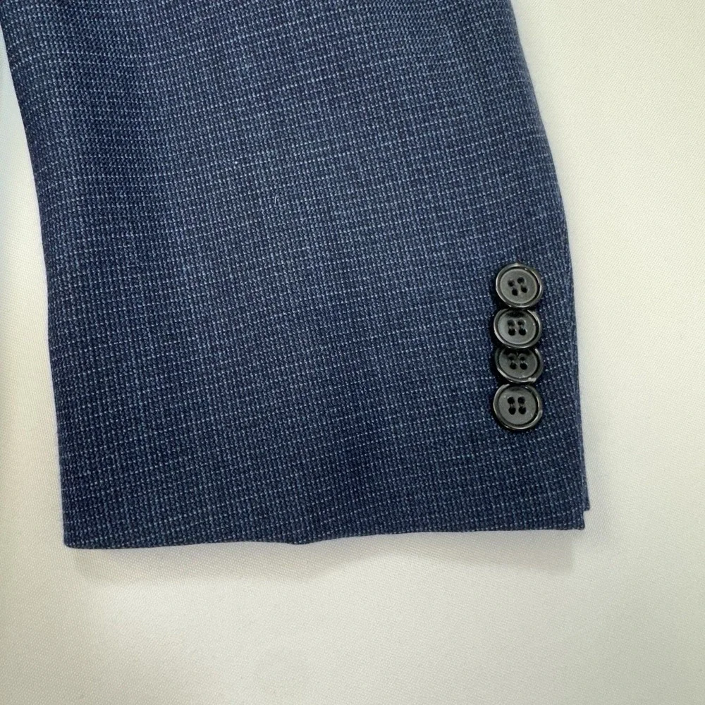 Ermenegildo Zegna Matt Hunter 44R (EU 54R) Wool Blazer‎ Suit Jacket Navy *READ*